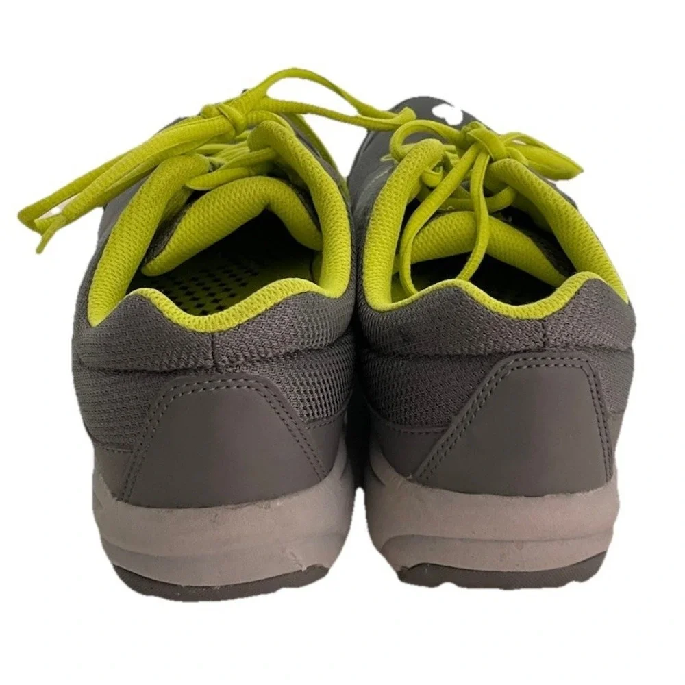 Vionic Kona Shoes Women's 8 Gray‎ Athletic Walking Lace Up Comfort Sneakers